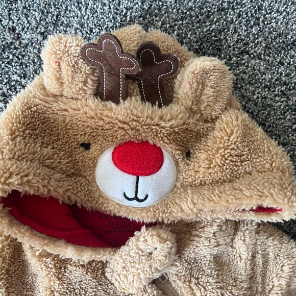 Primark Baby Reindeer Pramsuit 0-3 - Picture 2 of 5